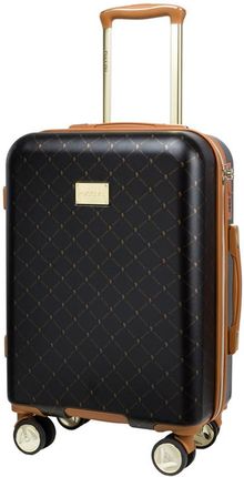Mała kabinowa walizka PUCCINI Monogram Saint Tropez ABS023C 2 brązowa