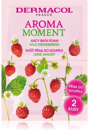 Dermacol Aroma Moment Wild Strawberries Płyn Do Kąpieli O Zapachu Poziomek 2x15ml