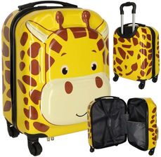 Zdjęcie Walizka podróżna dla dzieci bagaż podręczny na kółkach żyrafa - Bolków