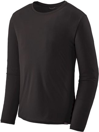 T-Shirt Męski Patagonia M's L/S Cap Cool Lightweight Shirt - Black