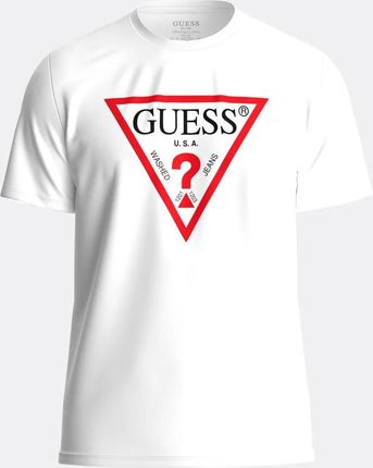Męska Koszulka z krótkim rękawem Guess CN SS Original Logo Tee M2Yi71I3Z11-G011 – Biały