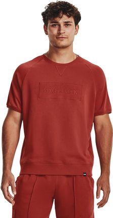 Under Armour Project Rock Terry Gym Top Heritage Red