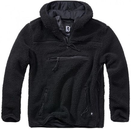 Brandit Teddyfleece Worker Pullover Jacket black - 5XL