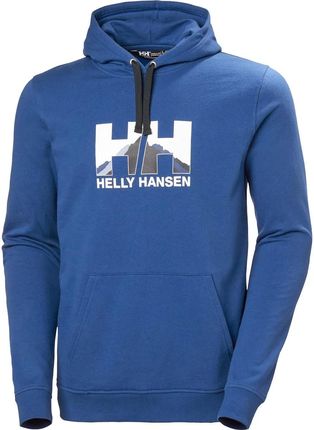 Męska Bluza Helly Hansen Nord Graphic Pull Over Hoodie 62975_606 – Niebieski