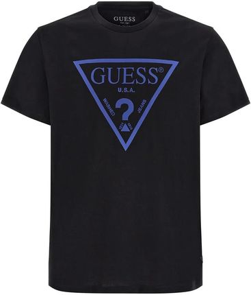 Męska Koszulka z krótkim rękawem Guess SS Bsc Reflective Logo Tee M3Gi44K9Rm1-Jblk – Czarny