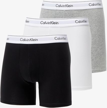 Calvin Klein Modern Cotton Stretch Boxer Brief 3-Pack Black/ White/ Grey Heather