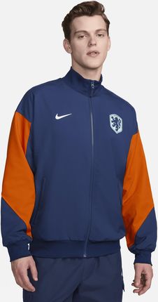 Męska kurtka piłkarska Nike Dri-FIT Holandia Strike - Niebieski