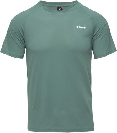 Męska Koszulka z krótkim rękawem HI-Tec Makkio M000212345 – Zielony