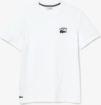 Męska Koszulka z krótkim rękawem Lacoste Tee-Shirt & Turtle Neck Shirt Th9665.001 – Biały
