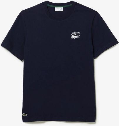Męska Koszulka z krótkim rękawem Lacoste Tee-Shirt & Turtle Neck Shirt Th9665.166 – Granatowy