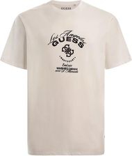 Zdjęcie Męska Koszulka z krótkim rękawem Guess SS Bsc Westcoast Logo Tee M3Ri69Kbdk0-G011 – Biały - Sanok