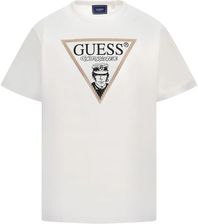 Zdjęcie Męska Koszulka z krótkim rękawem Guess SS Triangle Corto Guess Tee M3Ri80Kblr0-G011 – Biały - Grudziądz