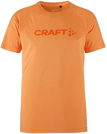 Męska Koszulka z krótkim rękawem Craft Core Essence Logo Tee M 1911786-533000 – Pomarańczowy