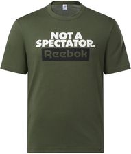 Zdjęcie Męska Koszulka z krótkim rękawem Reebok GS Spectator SS 100037016 – Zielony - Częstochowa