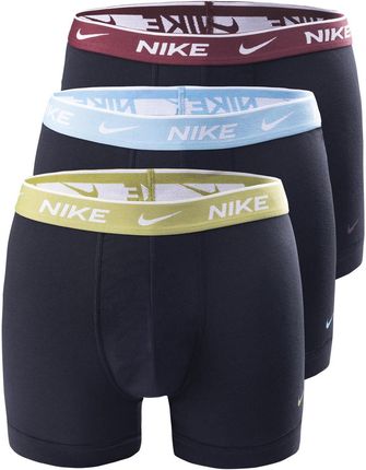 Męskie Bokserki Nike Trunk 3Pk 0000KE1008MQG – Czarny