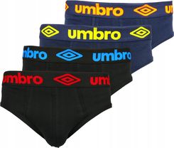 Slipy Umbro męskie majtki bielizna klasyczne 95% bawełna 4-PAK 2XL