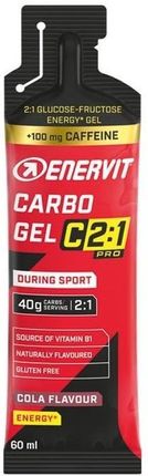 Żel energetyczny Enervit Sport Carbo Gel C2:1PRO 60 ml - cola z kofeiną