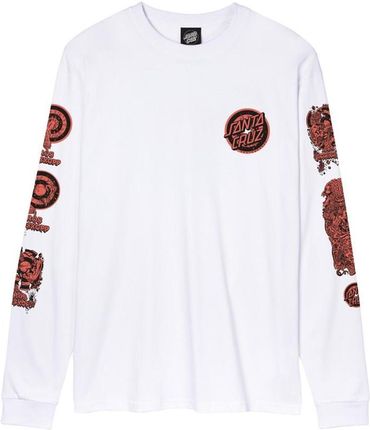 koszulka SANTA CRUZ - Rob Evolution Longsleeve T-Shirt White (WHITE) rozmiar: L