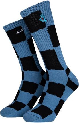 skarpetki SANTA CRUZ - Screaming Mini Hand Sock Dusty Blue Check (DUSTY BLUE CHECK) rozmiar: 8-11