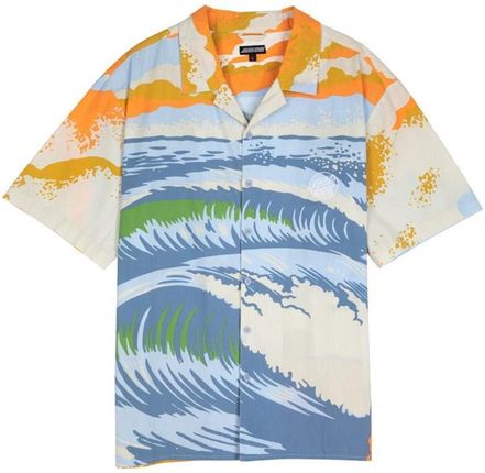 koszula SANTA CRUZ - Water View S/S Shirt Light Grey (LIGHT GREY) rozmiar: L