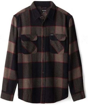 koszula BRIXTON - Bowery L/S Flannel Htgch (HTGCH) rozmiar: XXL
