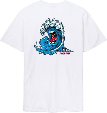koszulka SANTA CRUZ - Screaming Wave T-Shirt White (WHITE) rozmiar: L
