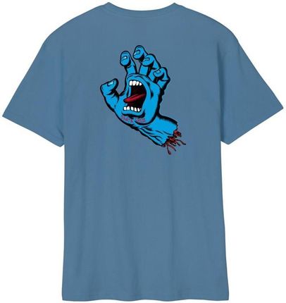 koszulka SANTA CRUZ - Screaming Hand Chest T-Shirt Dusty Blue (DUSTY BLUE) rozmiar: L
