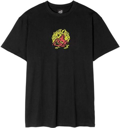 koszulka SANTA CRUZ - Delfino Devil Mask Front T-Shirt Black (BLACK) rozmiar: L