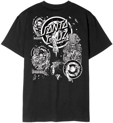 koszulka SANTA CRUZ - Roskopp Evo 2 T-Shirt Black (BLACK) rozmiar: L