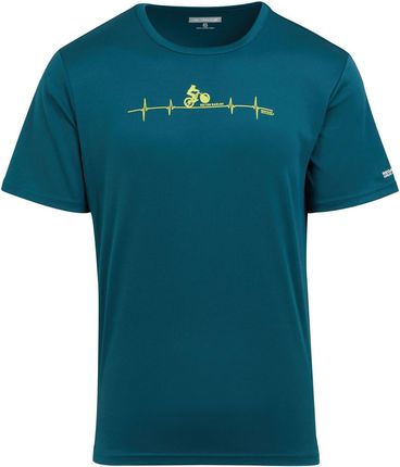 Koszulka męska Regatta Fingal Slogan III Rozmiar: XL / Kolor: niebieski/zielony