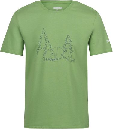 Koszulka męska Regatta Breezed IV Rozmiar: XXL / Kolor: zielony