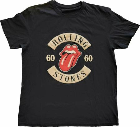 The Rolling Stones Koszulka 60 Biker Tongue Black 2XL
