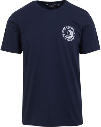 Koszulka męska Regatta Cline VIII Rozmiar: L / Kolor: ciemnoniebieski