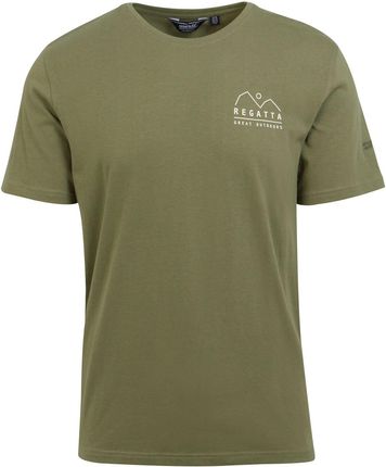 Koszulka męska Regatta Cline VIII Rozmiar: S / Kolor: zielony