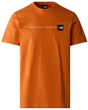 Koszulka The North Face M NSE Tee męska : Kolor - Pomarańczowy, Rozmiar - M