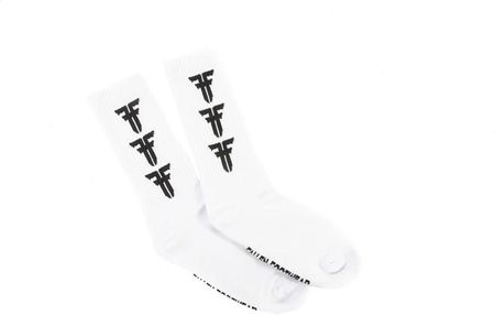 skarpetki FALLEN - Step & Repeat Sock White Black ( WHITE-BLACK) rozmiar: OS