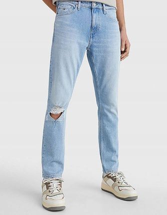 Tommy Jeans spodnie Scanton Y Slim niebieski 34/34