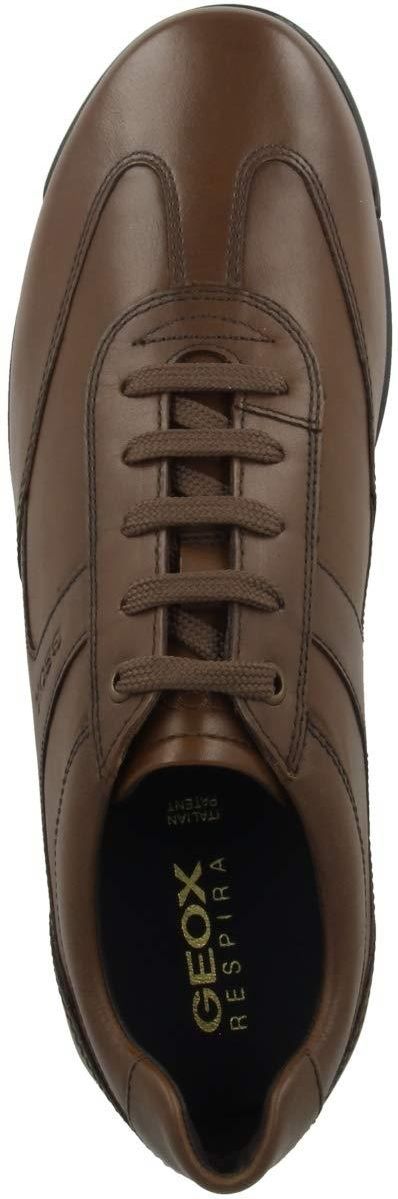Geox Men's U Edgware a Sneakers, Black, 8 US Geox Men's U Edgware a Sneakers, Black, 8 US
