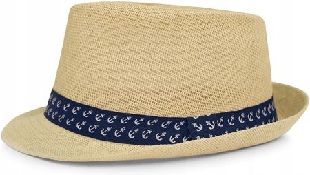 Letni kapelusz męski beżowy Trilby 61 Pako Jeans
