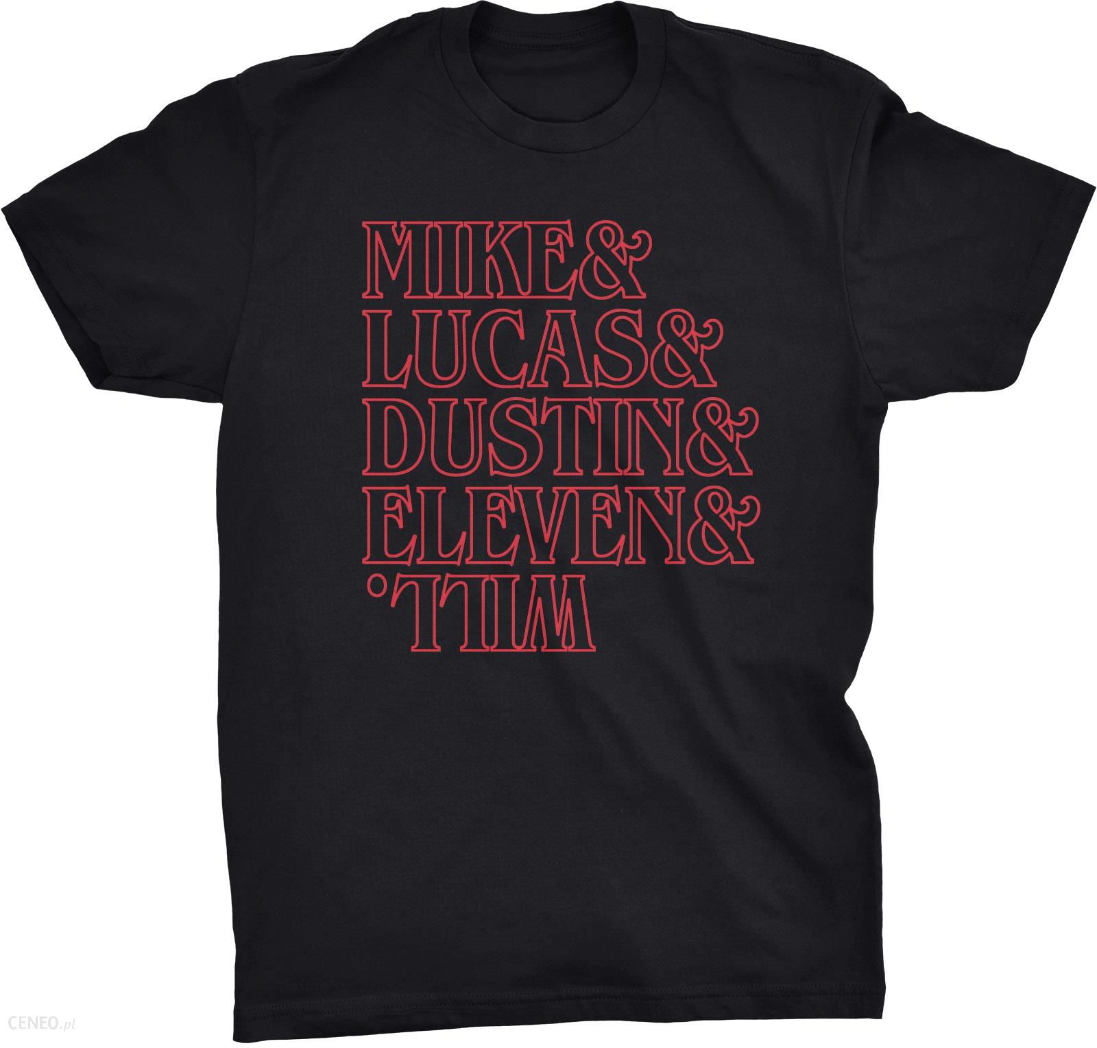 Stranger Things Koszulka Mike Lucas Dustin Eleven - Ceny i opinie ...