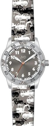 Zegarek dla chłopca JVD jasny brąz z samochodami J7219.3