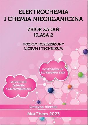 Chemia Zbiór zadań 2 LO i technikum PR - Autor: Grażyna Bieniek [KSIĄŻKA]
