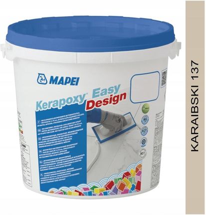 MAPEI FUGA EPOKSYDOWA KERAPOXY EASY DESIGN 137 KARAIBSKI 3kg.