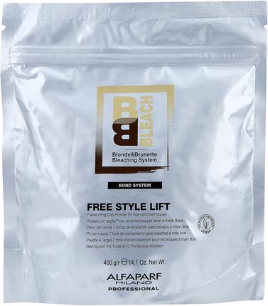 ALFAPARF BLEACH FREE STYLE LIFT 7 BOND SYSTEM Rozjaśniacz do włosów w proszku 400g