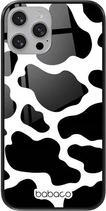 Babaco Etui Do Apple Iphone Xr Zwierzęta 007 Krowa Premium Glass Czarny
