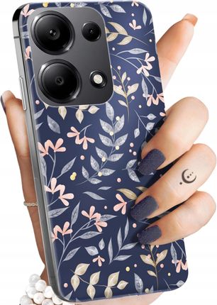 Hello Case Etui Do Xiaomi Redmi Note 13 Pro 4G Poco M6 Pro 4G Floral Botanika