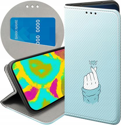 Hello Case Etui Z Klapką Do Motorola Moto G84 5G Niebieskie Blue Blau Futerał