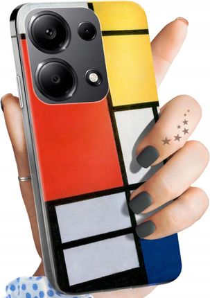 Hello Case Etui Do Xiaomi Redmi Note 13 Pro 4G Poco M6 Pro 4G Piet Mondrain