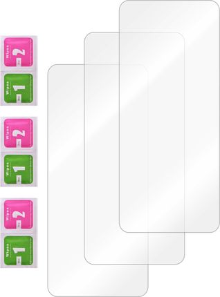 Szkło Ochronne Do Xiaomi Redmi 12 4G Hartowane Szkiełko Na Ekran 3 Sztuki