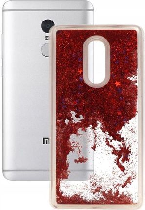 Gsm Hurt Etui Liquid Water Case Obudowa Pokrowiec Do Xiaomi Redmi Note 4 4X Czerwone